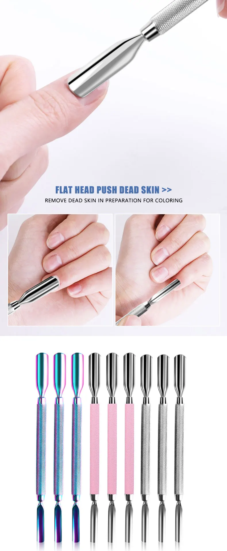 Professional Beauty Tool Factory Customization Stainless Steel Cuticle