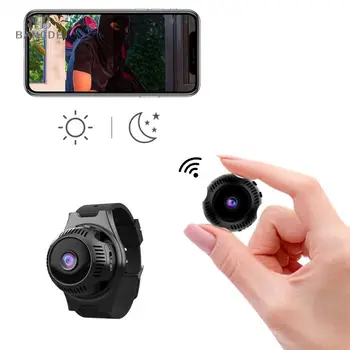 Spy Camera Watch Hand Wristwatch Waterproof Night Vision Hd 1080P Ir Wifi Smart Mini Wrist Watch Hidden