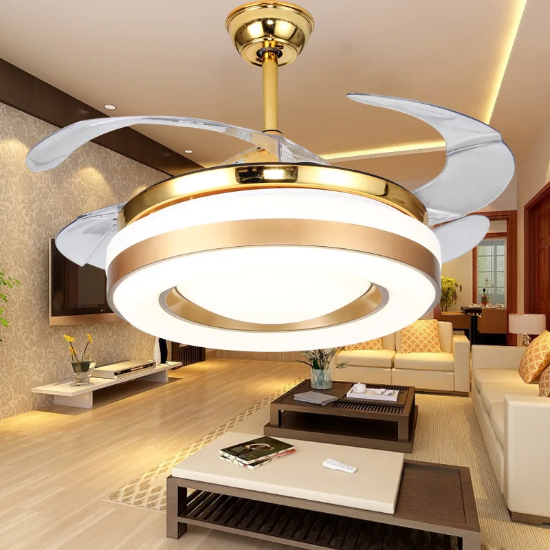 42 Inch Modern Ceiling Fan with Lights Ceiling Fan With Remote Control