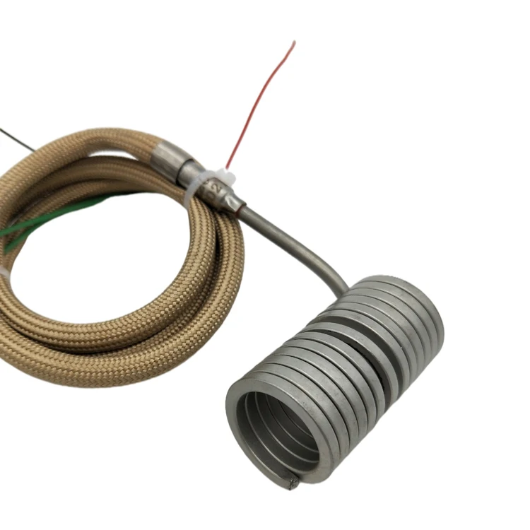 High Temperature 1000 Watt Heating element Hot Runner Spring Flat Coil Electric Heater for Injection Machine