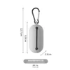 Distributeur de sacs à pop en silicone - gris