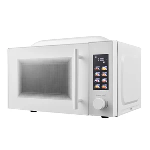 20L Flat Heating Microwave Oven Household Fully Automatic Broil Air Fry Bake Microwave Oven 3 in 1