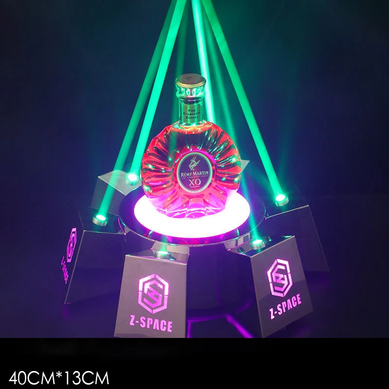 The best-selling high-quality luminous wine Holder wine champagne XO creative luminous display wine Holder