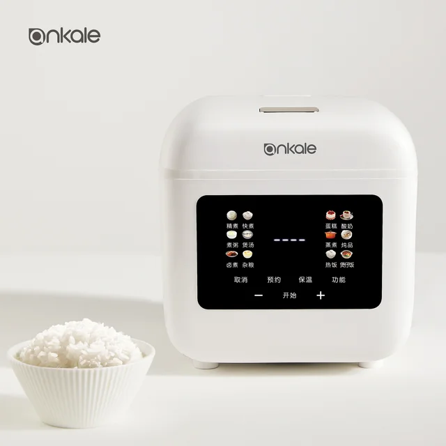 Factory Price 2L Smart Ricer Cooker White Electric 2L Rice Cooker Customized Portable Mini Rice Cooker for Kitchen Use
