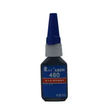 suitable  bonding metal  rubber  vibration resistant peel resistant  high strength Black glue 480 instant adhesive