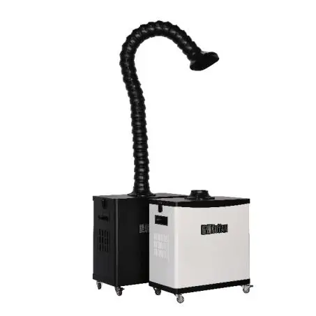 Factory Outlet Fume Extractor with Single Arm High Filtering Welding Smoke Evacuator for Co2 Laser Medical Laser