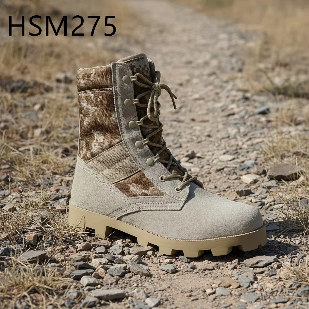 ZYF,Woodland Training Супер тврда гумена изнутрана сула пустињске ципеле На отвореном опрема жута/зелена камуфлација доступна борбене ципеле HSM275