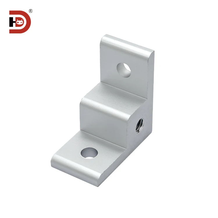 Aluminum Profile Sheet Fixed Connectors, Panel Spacing Blocks, Foot Wheels, Acrylic Fasteners, Right Angle Locking Brackets factory