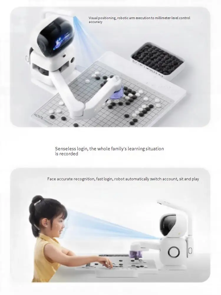 Senserobot RG2W-P AI Go robot Professional Edition, Go practice, AI Go teaching