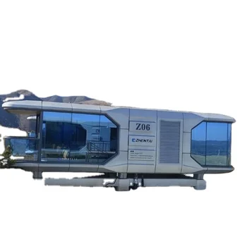 Modern Luxury Portable Mobile Hotel Homestay Resort Building Ready To Ship Mobile House Vessel Capsule House