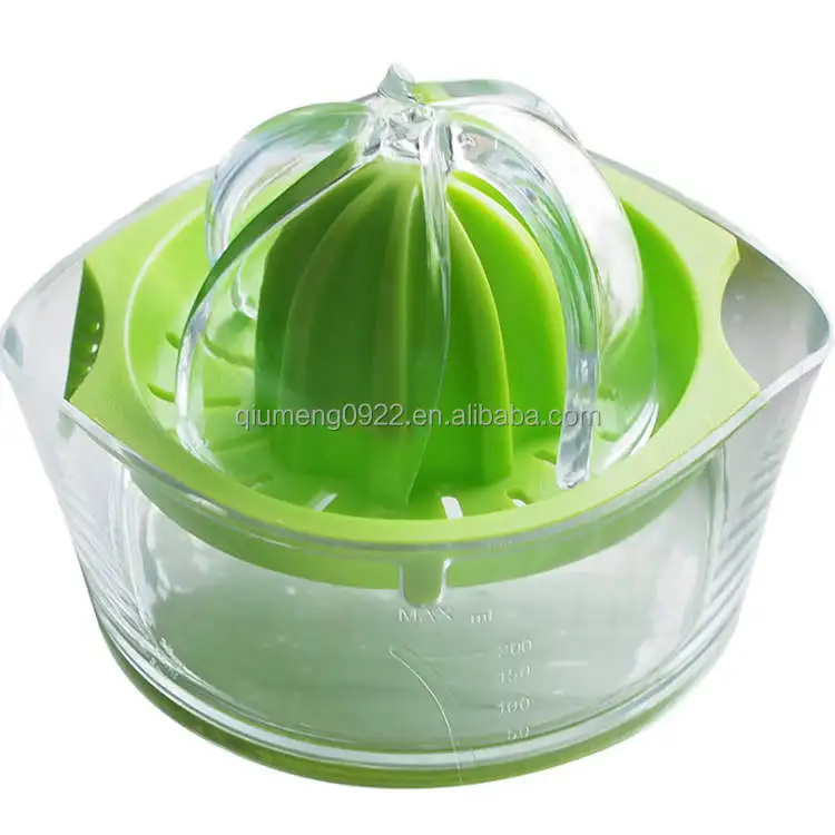 Exprimidor de Naranjas Fruta Limon Manual con Jarra Jugo Zumo Plastico