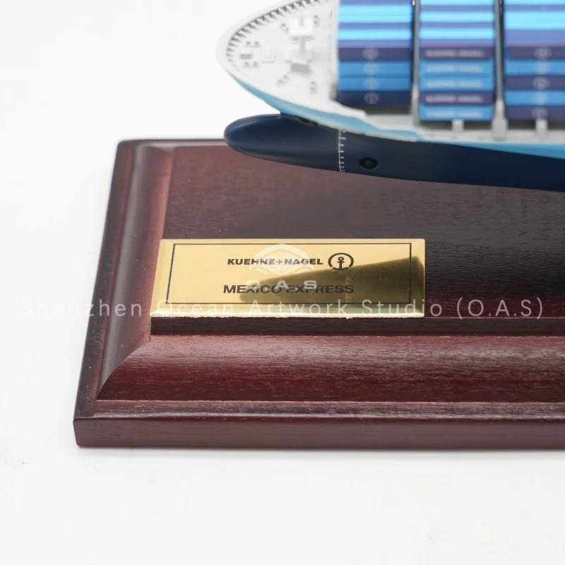 Container ship model and COSCO model, custom made with realistic simulation details. High‑quality ABS material ensures durability and precise craftsmanship. Perfect as a business gift, promotional item, or office decoration. Custom logos, colors, and sizes available to meet your branding needs. Ideal for logistics companies, shipping agencies, and maritime enthusiasts seeking premium model solutions.Amber@vesselmodel.com Tel: +86 18038048785