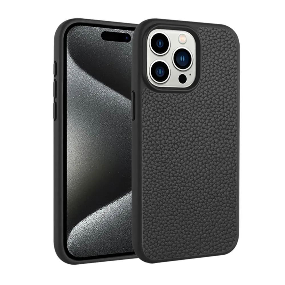 Funda de teléfono de Tpu Pc para Iphone 15 2 en 1 a prueba de caídas amigable con la piel protección de lente de cámara móvil Laudtec Sjk378  