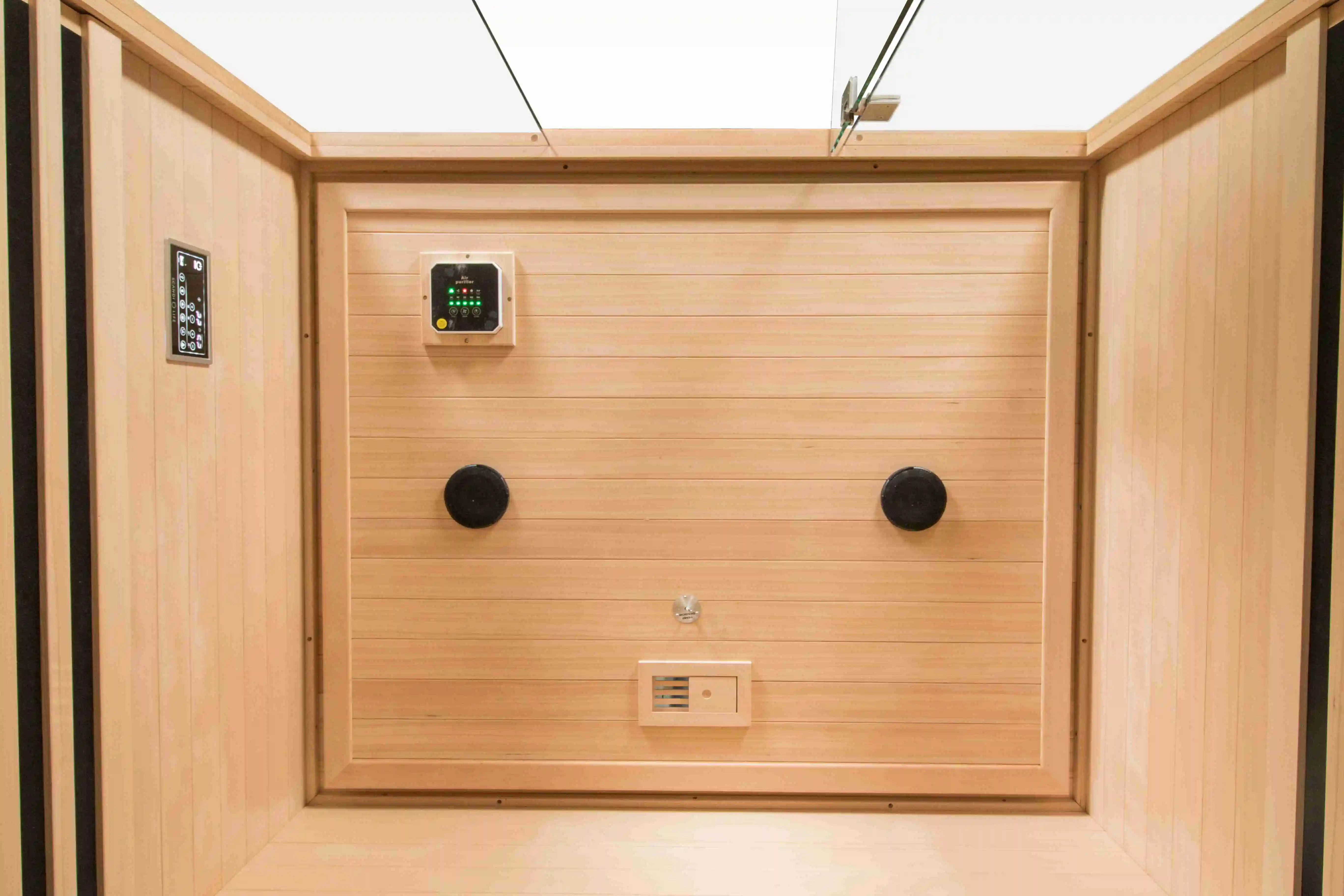 Luxury Prefab Sauna Hemlock Sauna Light Strips Wooden Sauna Cabin Buy