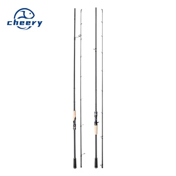 Lanxi 2.0 Long-Distance Luya Rod Fuji Guide Ring Carbon Fishing Rod with Cork Handle for Sea Bass 2.43m-3.0m Sizes – Rod – view 2