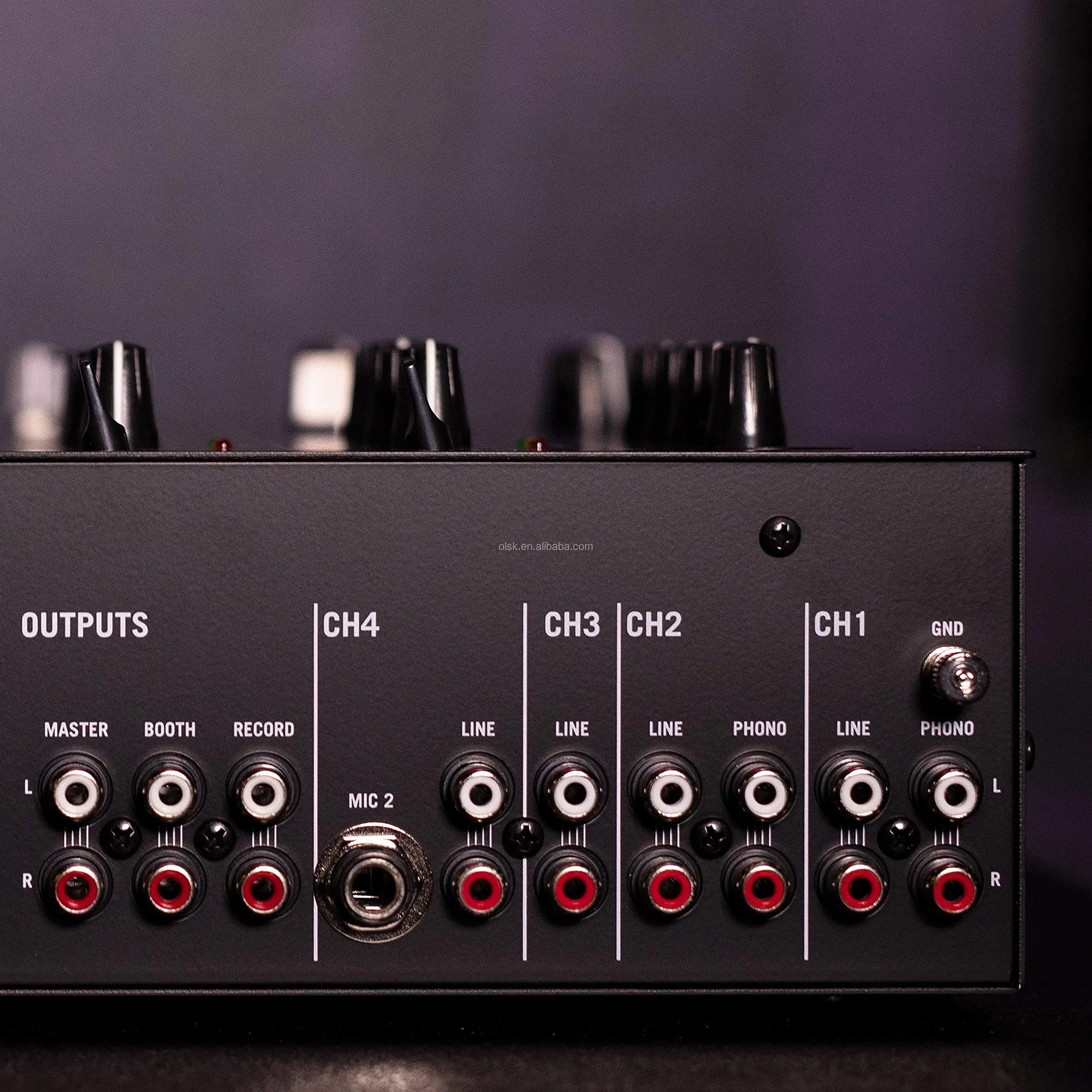 Clavax CLMC-M6USB DJ Mixer - 4 Channels with BT USB EQ