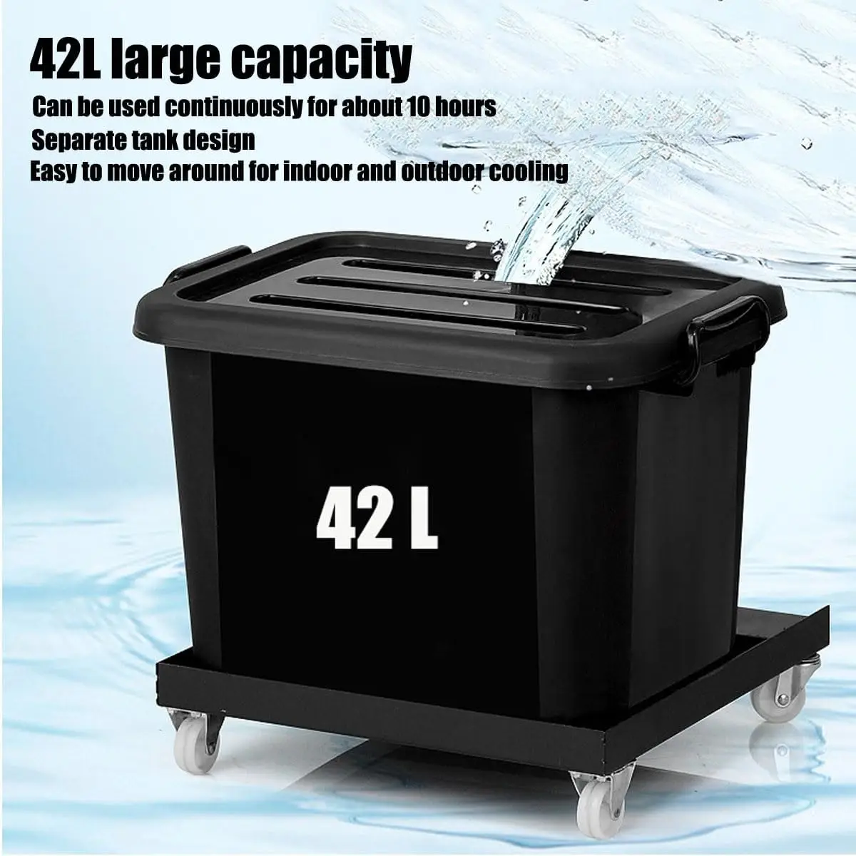 Standing Mist Spray Cooler, 200~350W, Metal - detail 8