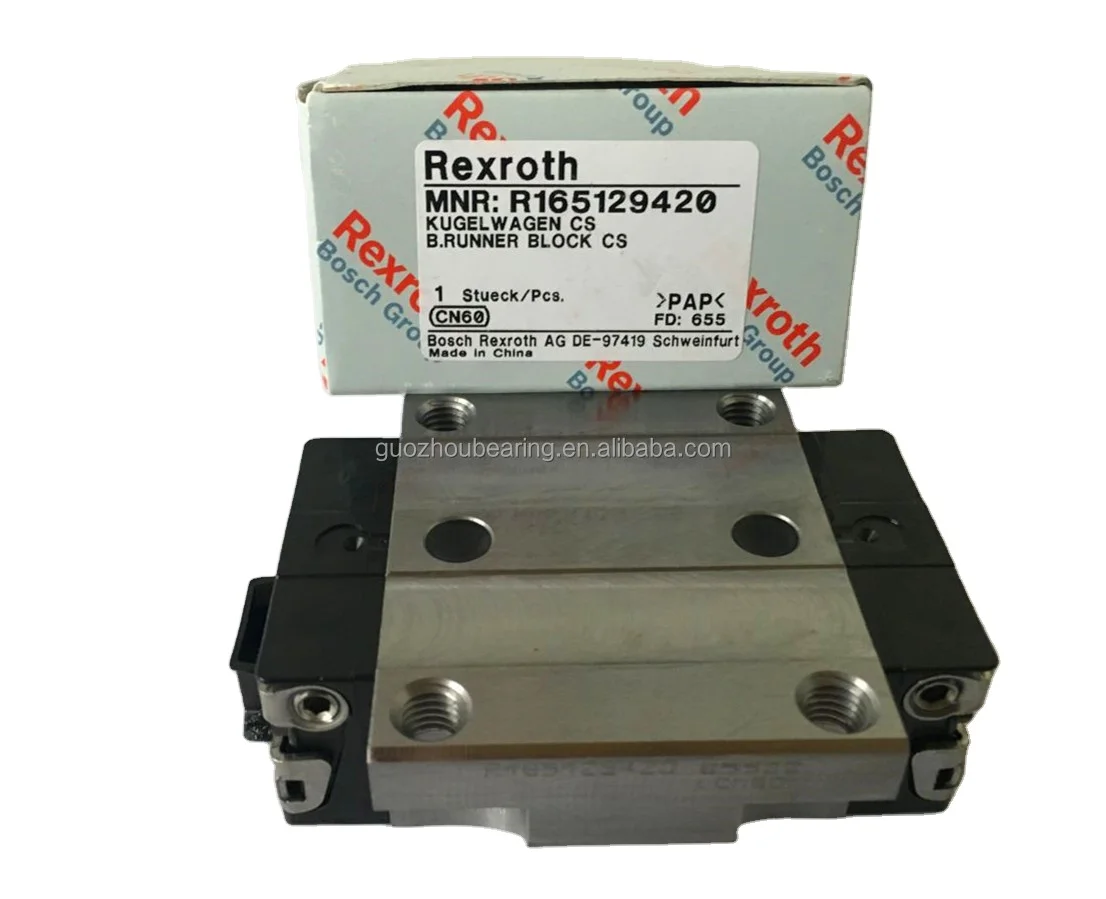 Rexroth Linear Guideway Runner Block R165141210 - High Rexroth Linear Guideway Runner Block R165141210 - High
