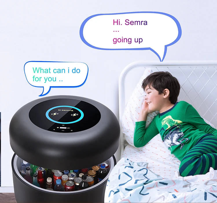 Coosno Redefined Smart Refrigerator Coffee Table Nordic Smart Round