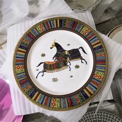 Dinner Sets Dinnerware Sets Kitchen Accessories Exquisite Ceramic Four War  Horses Porcelain Luxury Europe Good Selling 58 Pcs - Buy Horse Design Gift