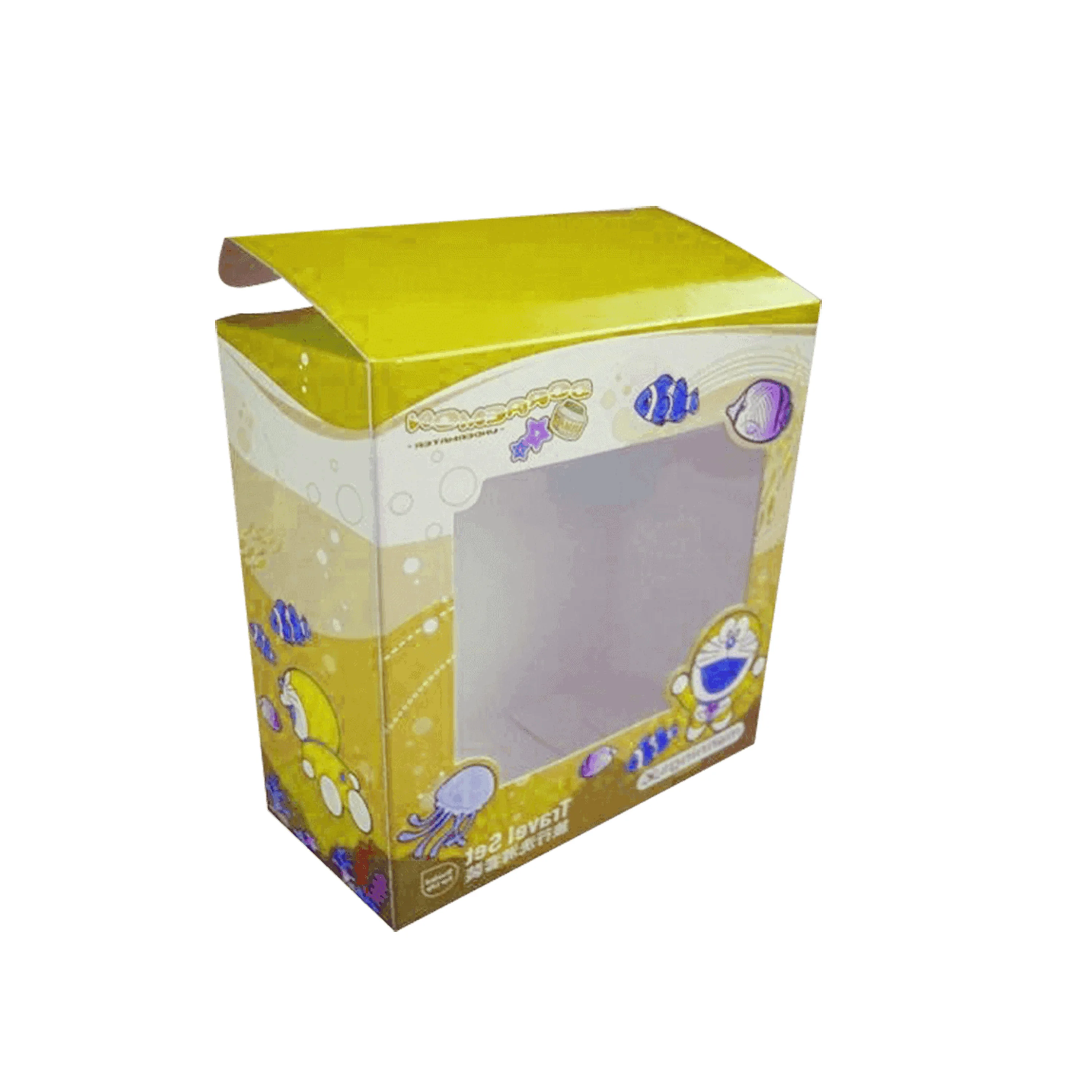 Custom Corrugated Toy Packaging Box Printed Cartoon Design Kids Toy Box