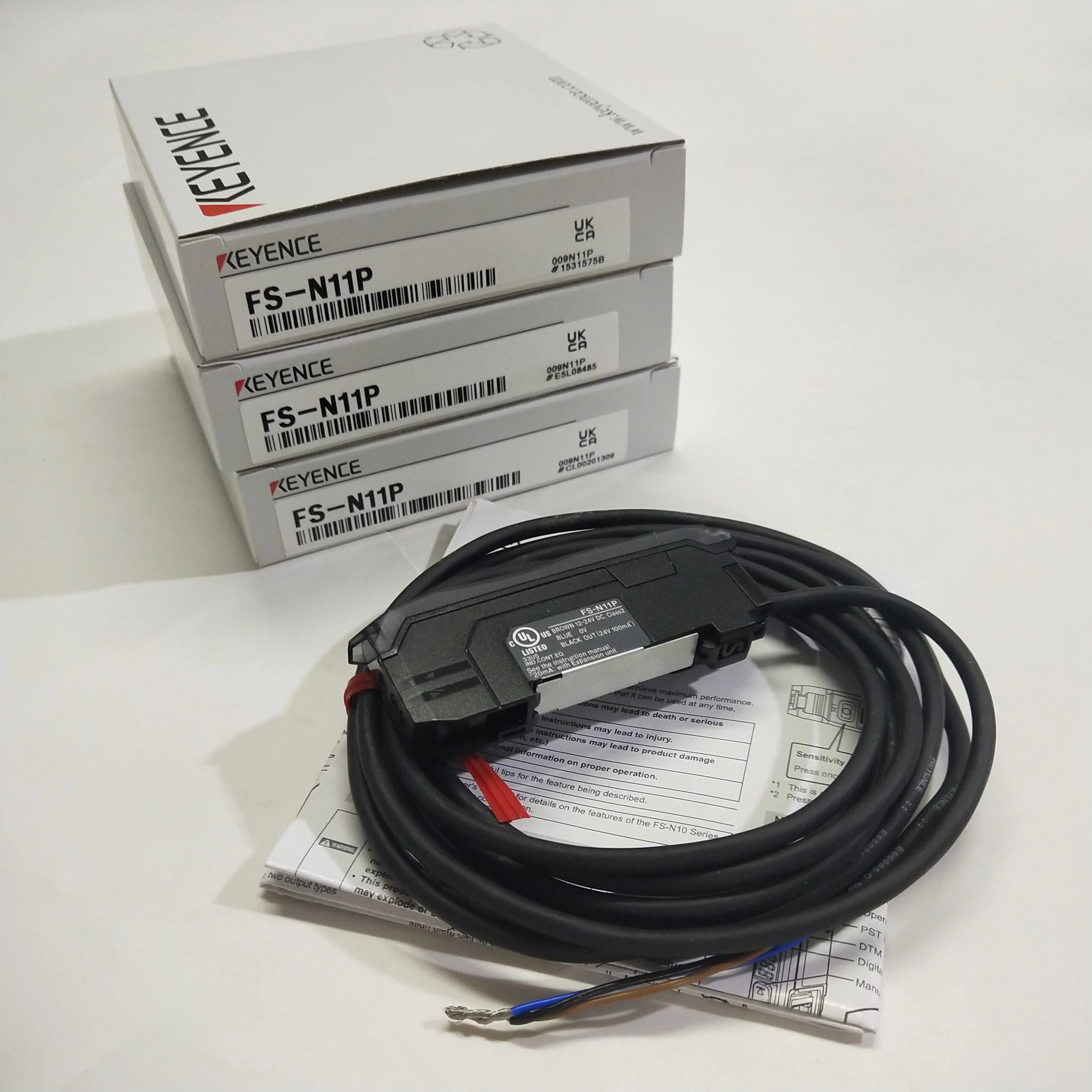 KEYENCE FS-N11N FS-N11P デジタルファイバー光センサー IP68/IP69K 防水