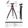 Desktop tripod phone clip