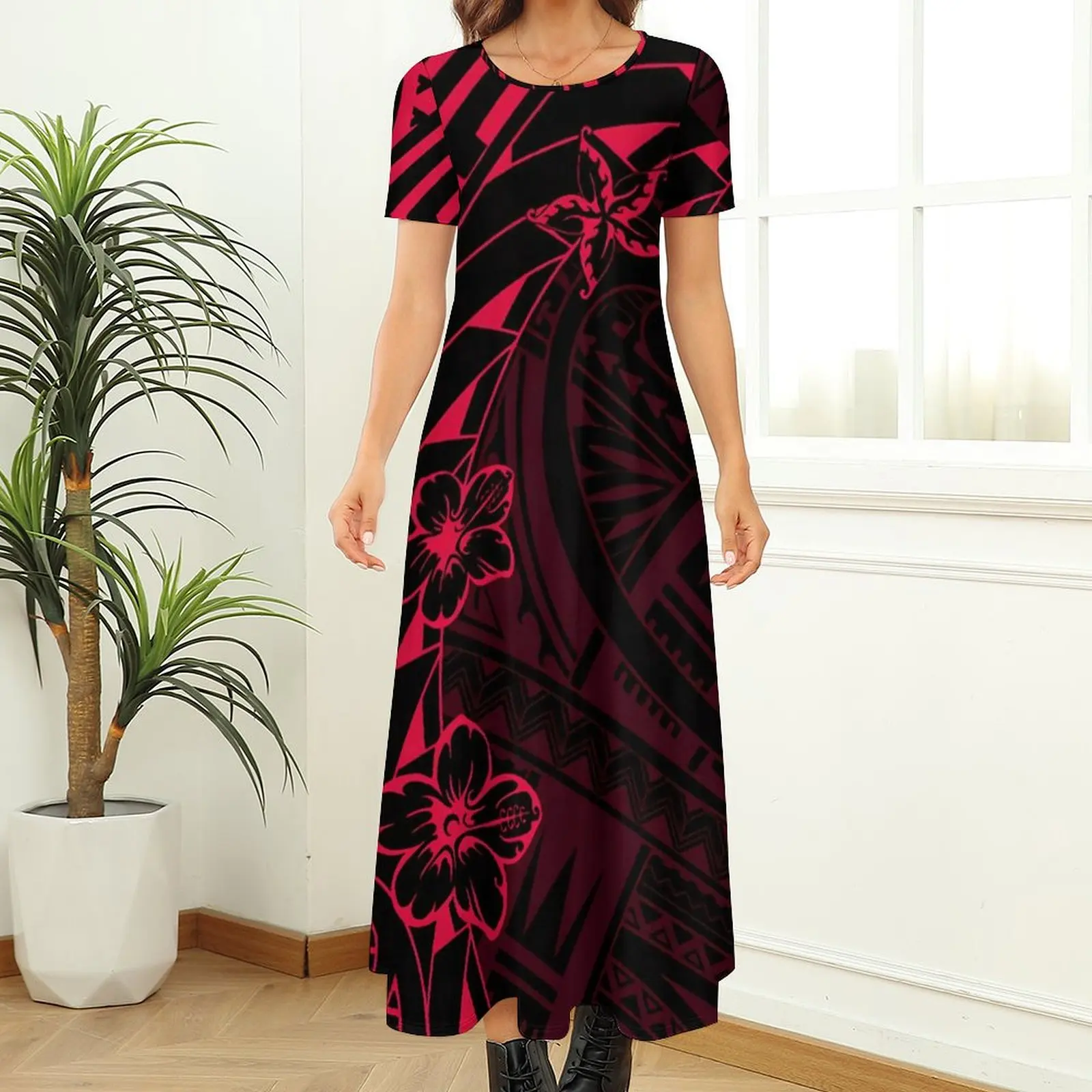 tribal fashion dress Tribal Combo Print Dress