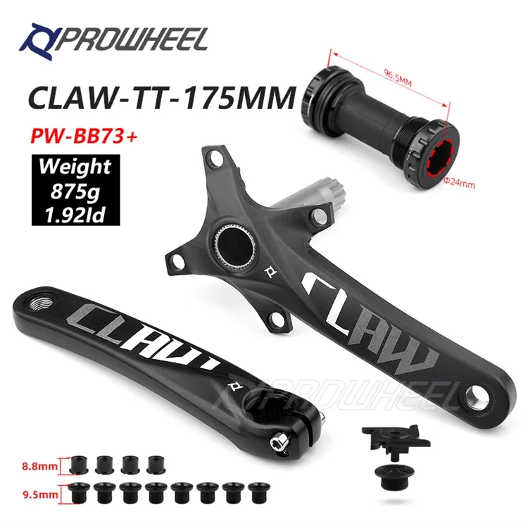 Guarnitura MTB BUCKLOS 170mm Con Movimento Centrale – 64/104 BCD – Compatibile Shimano/SRAM – 7/8/9/10/11V