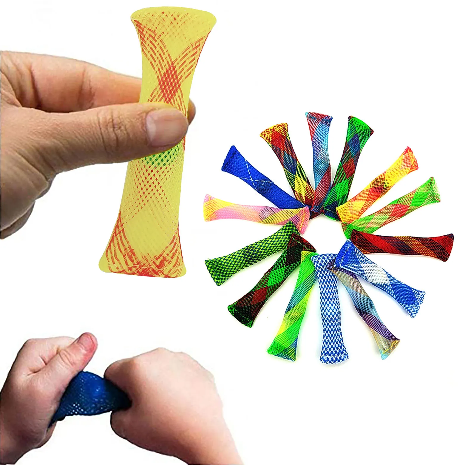 Playful Polychromatic Sensory Stress Relief Toys Fidgeting Marble Toy ...