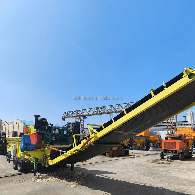 factory directly customize mobile  large wood chipper crusher branch Tree root Large diameter log crusher Cronus wood crusher