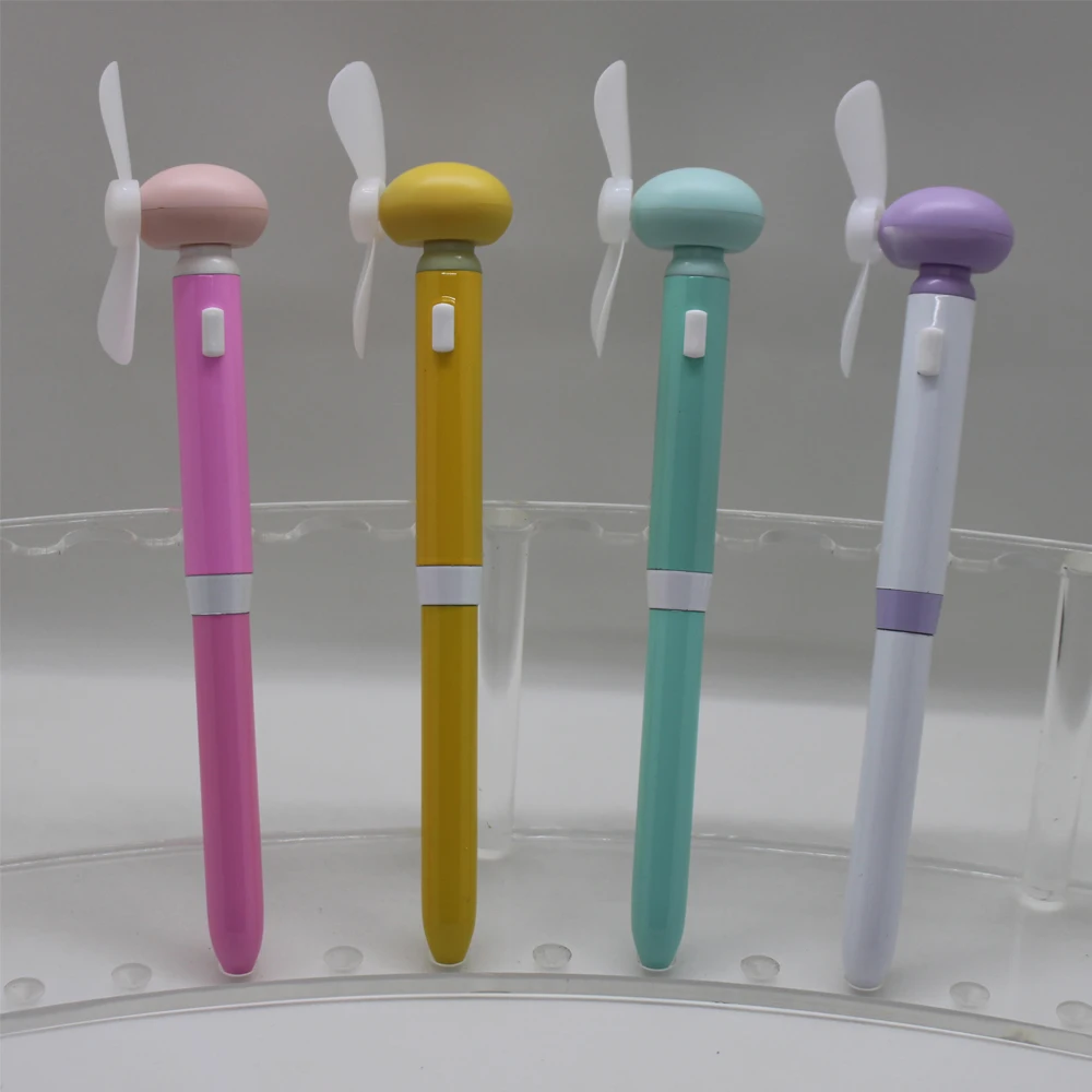 Chinese Factory Portable Mini Fan with Ball Pen Student Fan Pens New Fan Pen With Best Service