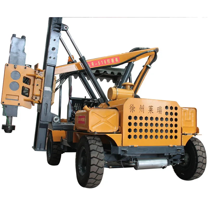 piling machine price Photovoltaic pile driver slope dedicated mountain driver stock pile