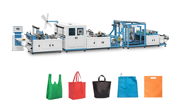 ZXL-E700 Fully Automatic Programmable Five-in-One Non-Woven Fabric Bag-Making Machine New Condition with Core Motor Component