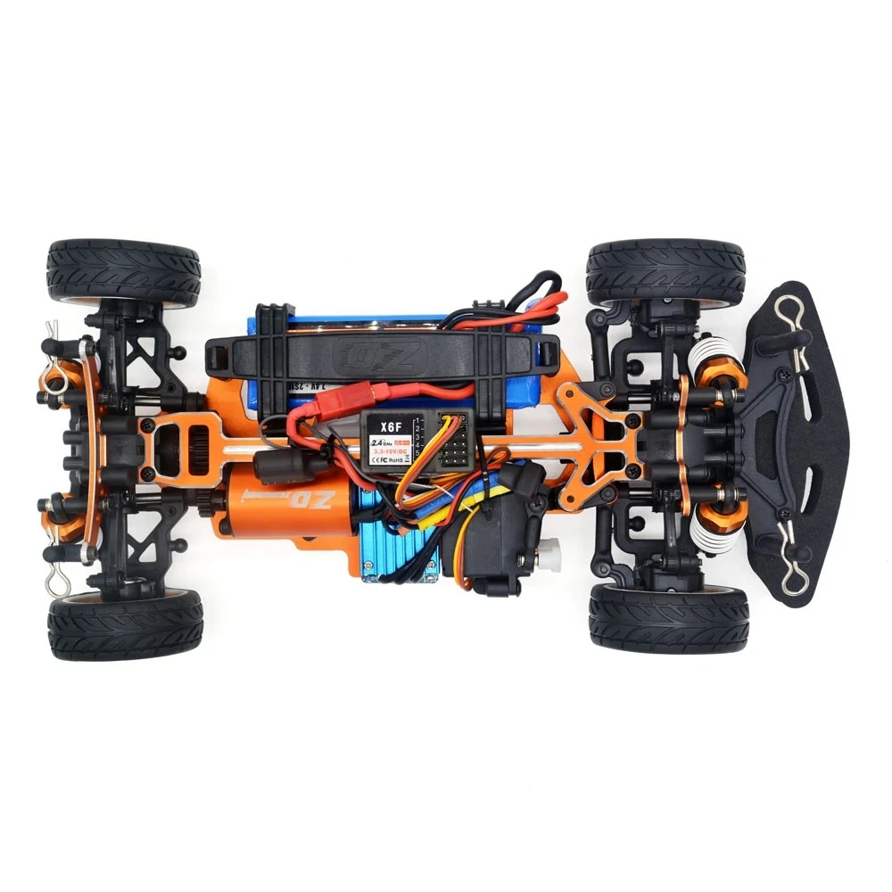 ZD Racing EX16 01 RTR - Fast Brushless RC Car Rally Vehicle