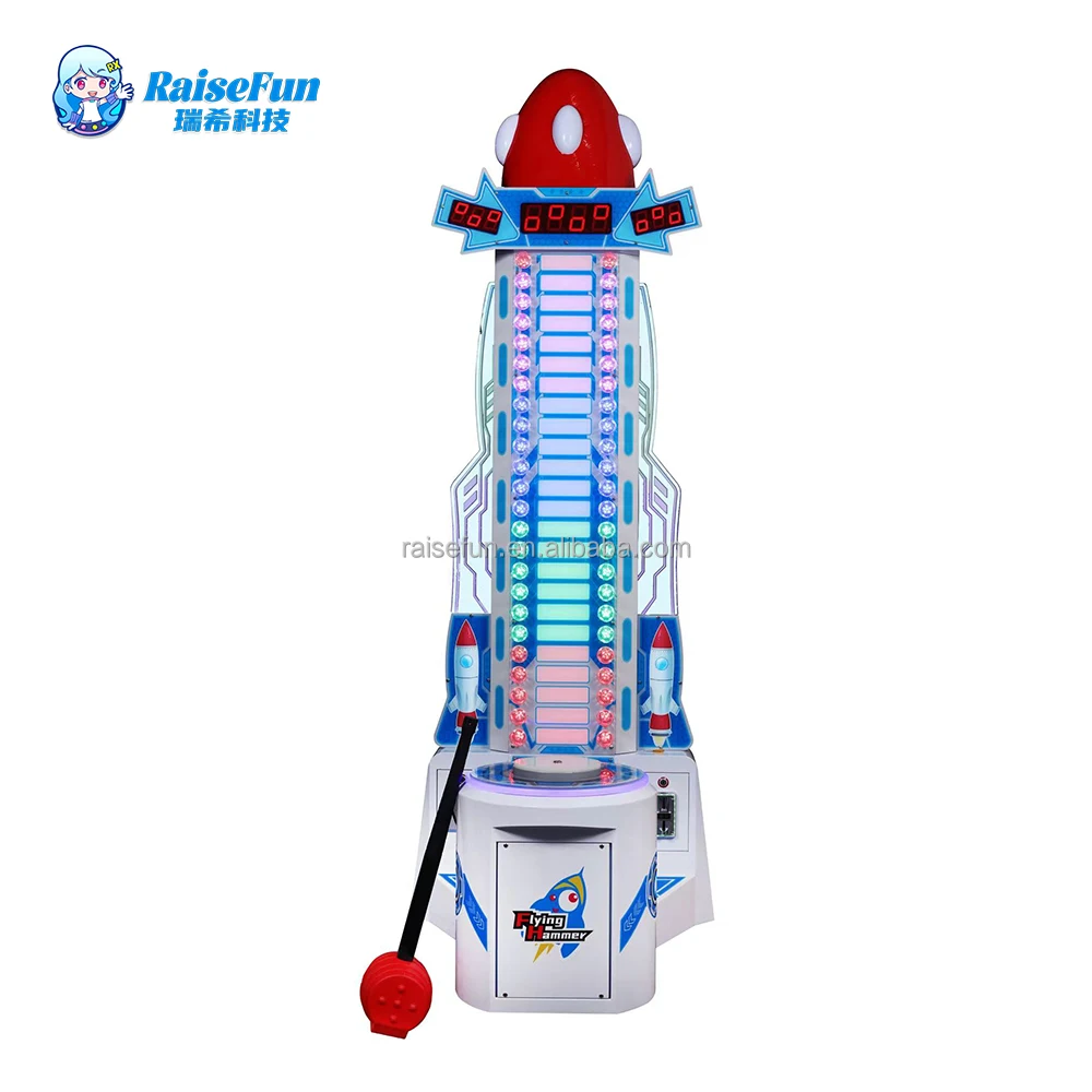 Coin-Operated Hammer Strength Games  Indoor Sports Hammer Strength test Hammer Master Arcade Game Machine for Game Room