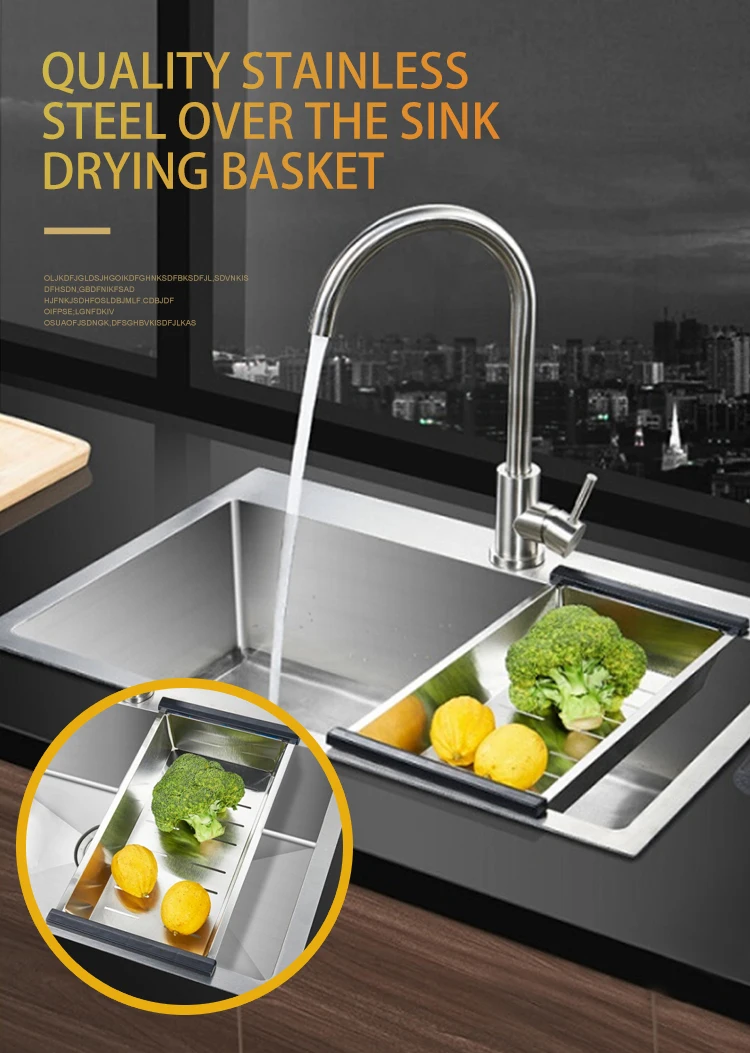 Acdr01 Multifunction Dish Rack Drainer For Kitchen Storage Stainless ...