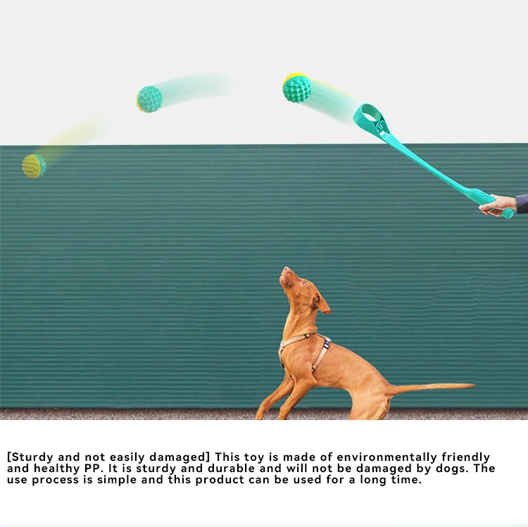 NEW Pet Supply Factory Wholesale Company's New  Bite Sound Dog Toy Outdoor Ball Thrower manufacture