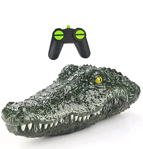 EPT New Simulation Crocodile Model RC Remote Control Boat Summer Children's Toy Four-way on the Water Electric Boats