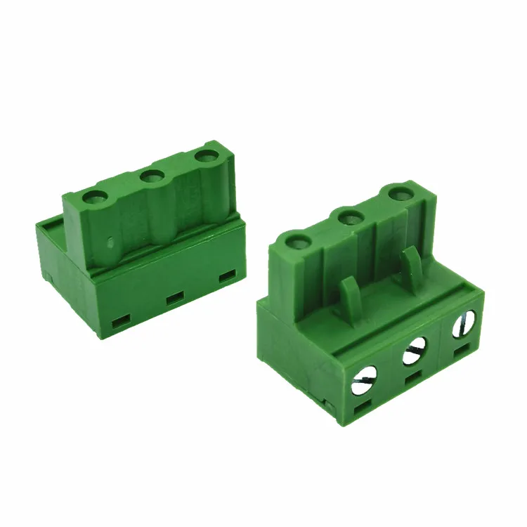 2-24 Pin 2.54 3.50 3.81 5.08 7.50 7.62mm Pitch Screw Fence Plug-in Type Terminal Blocks Pcb Terminal Connectors