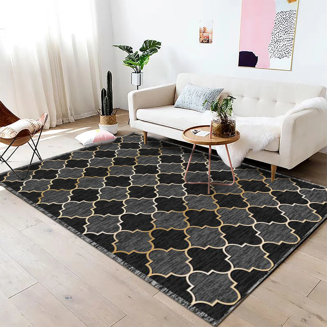 Buy LUXURY CARPET New Modern Interior Handmade Tufted Woolen Round Carpets  for Home Living Room Dinning Room Bedroom Guest Room Kitchen & Hall 3x3  Round Online at Low Prices in India 