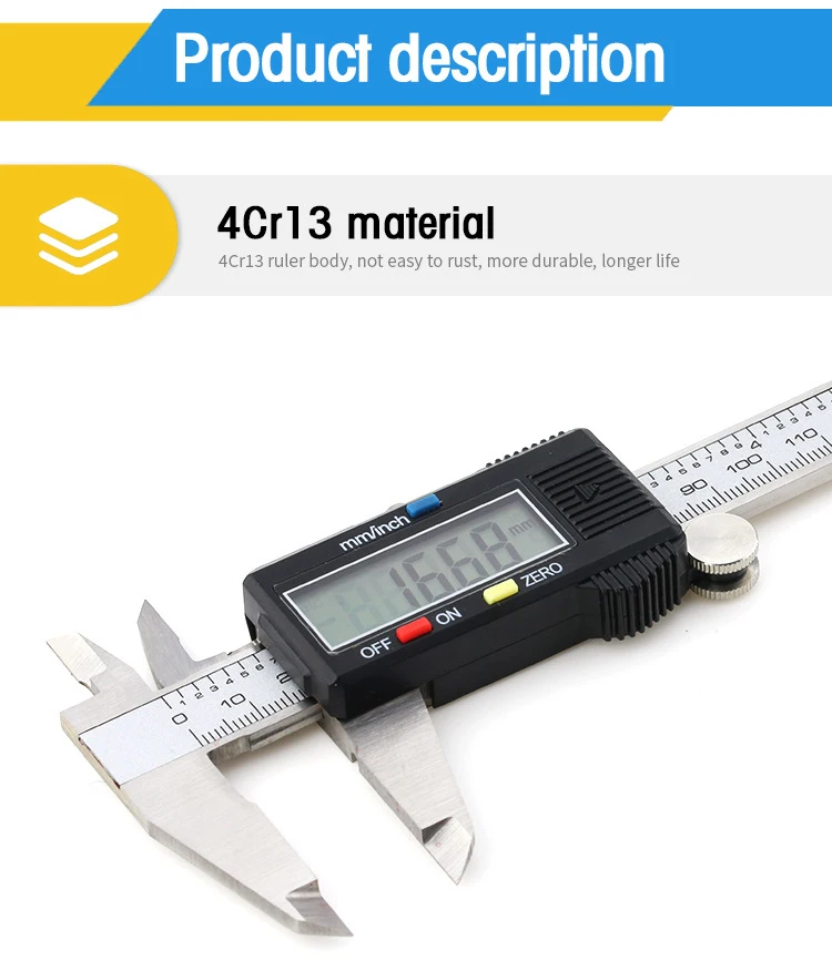 Measuring Tool Vernier Calipers 0-150mm0-200mm0-300mm High-precision ...