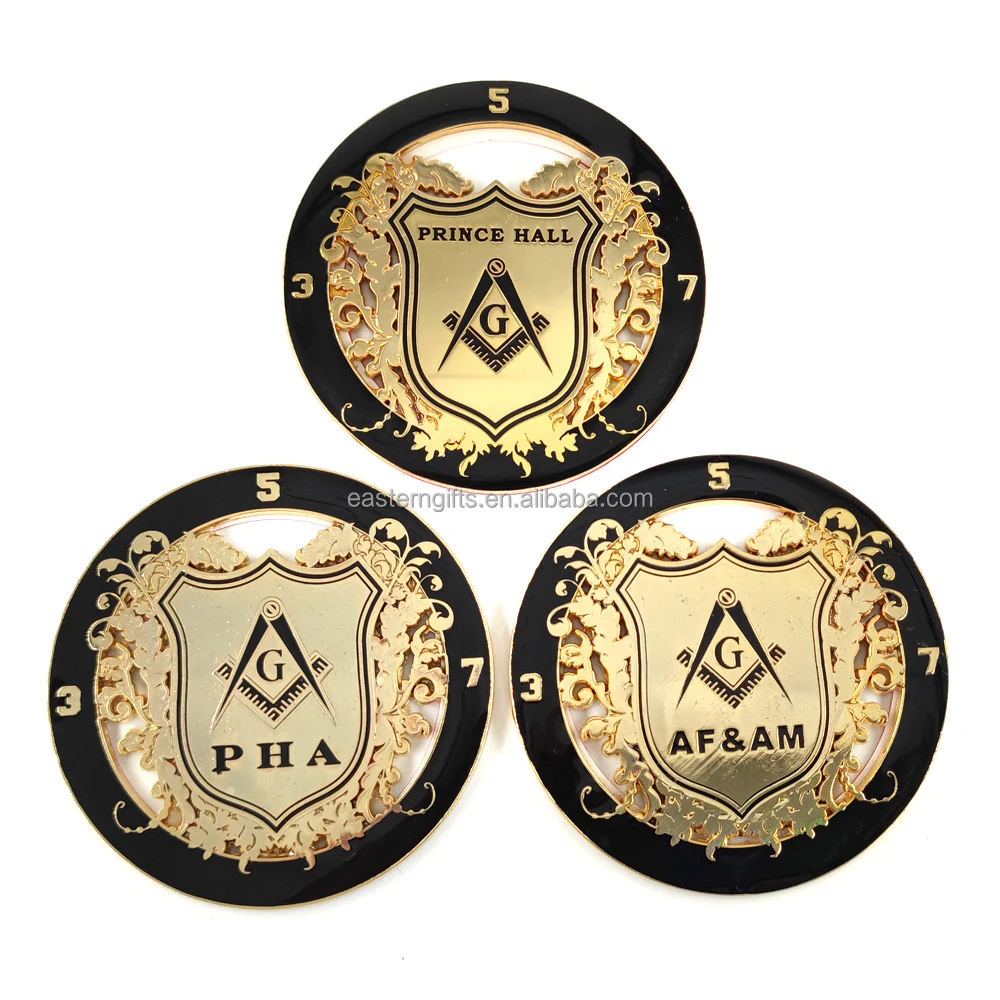 Freemason Masonic 357 AF & AM Cut Out Car Emblem 