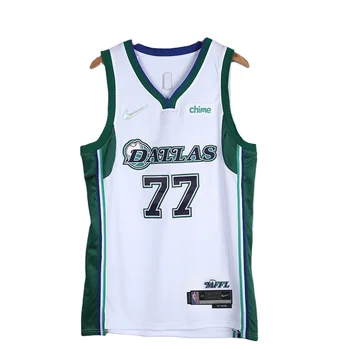 New Arrival High Quality Stitched DALLAS DONCIC 77 Man Women Jersey With All Labels