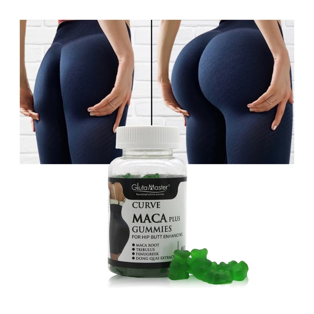 Private Label Hip Butt Enhancing Gummies Glutathione Supplement Herbal Hip Butt Gummies Enlargement Gummy Big Ass For Women