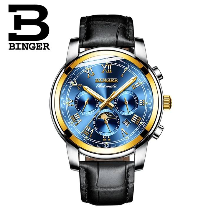 binger 1178 luxury brand watches fashion Alibaba