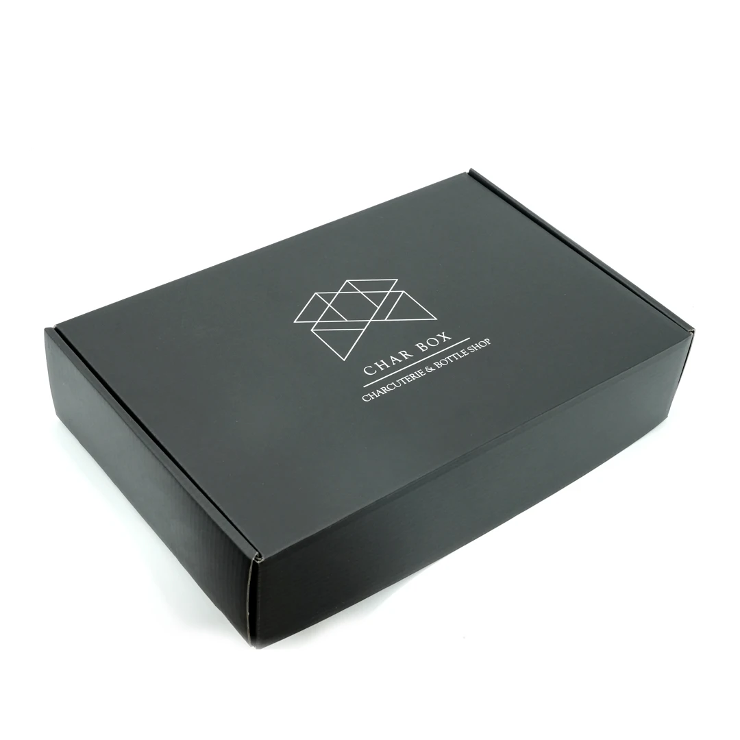 Custom Box 12x8x2 Black Shipping Boxes