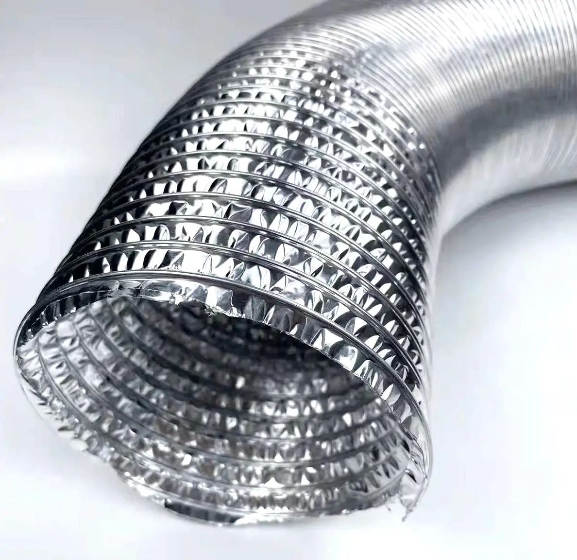 Flexible Aluminum Ducting Hose Air Duct Foil For Hvac Systems Parts ...