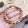 8mm Natural Tiger Skin Agate Bracelet