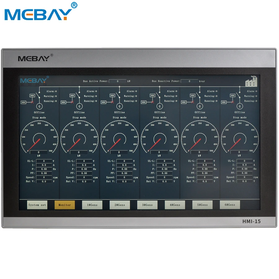 Mebay Remote Genset Monitoring Controller Generator Control Panel HMI ...